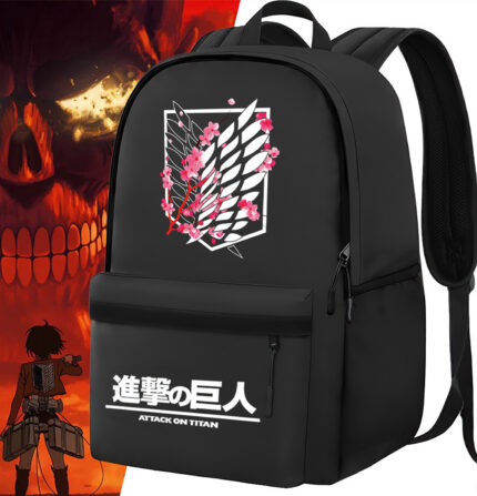 Sac à dos noir AOT Sakura