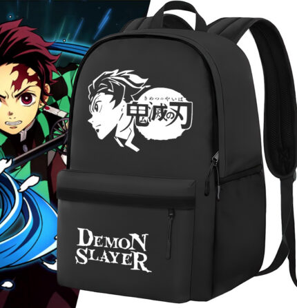 Sac à dos noir Demon Slayer Tanjiro Kamado