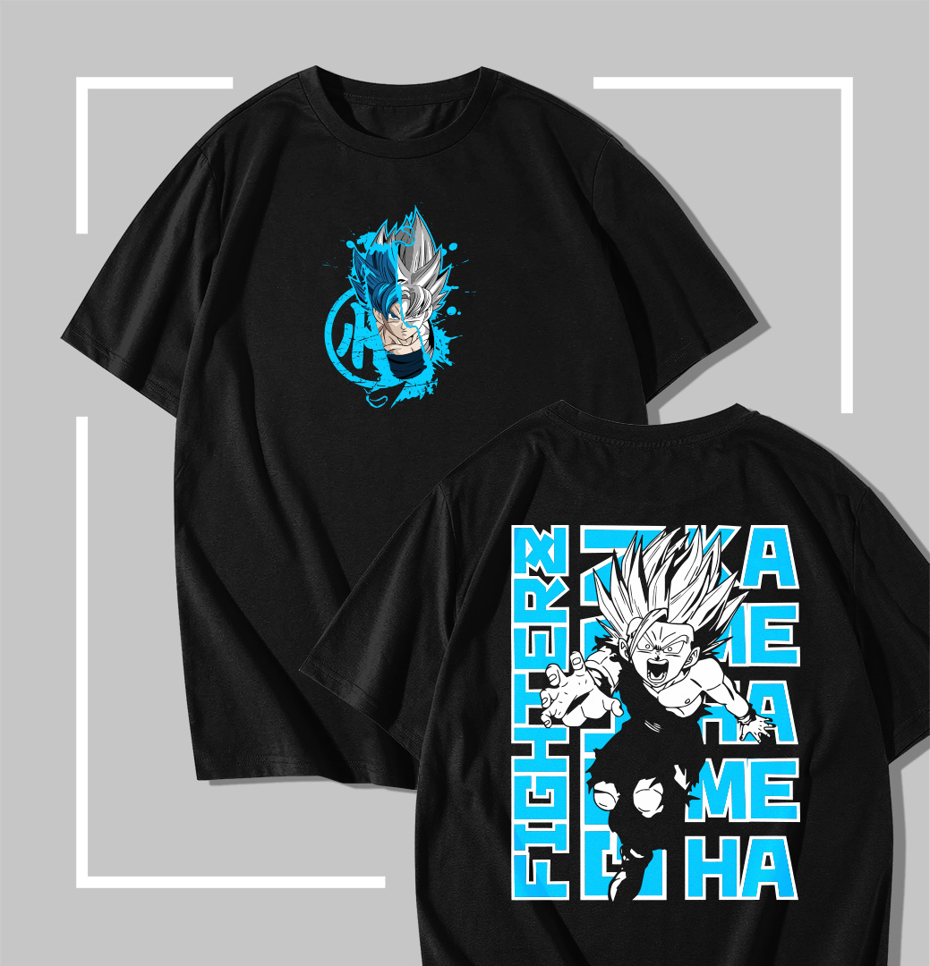 Kamehameha FighterZ T-shirt Noir Dragon ball Kamehameha FighterZ