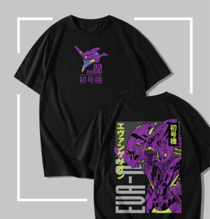 T-shirt Noir Evangelion EVA-01
