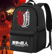 Sac à dos noir AOT Emblem Red
