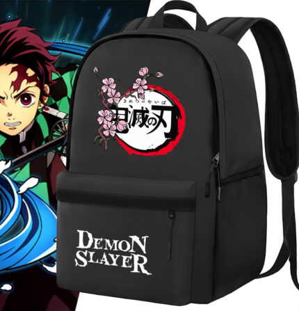 Sac à dos noir Demon Slayer Sakura