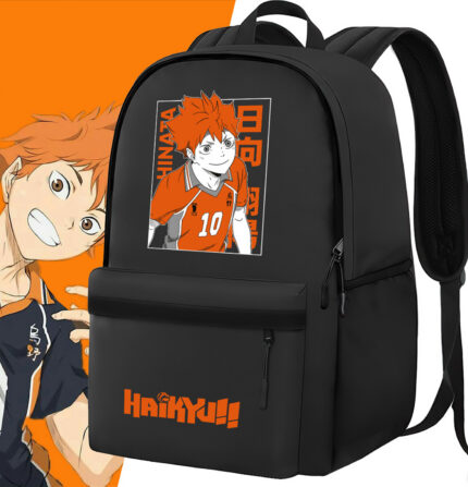 Sac à dos noir Haikyu Shoyo Hinata
