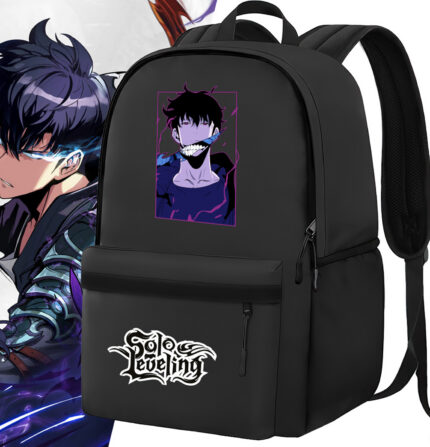 Sac à dos noir Solo Leveling Sung Jin-woo