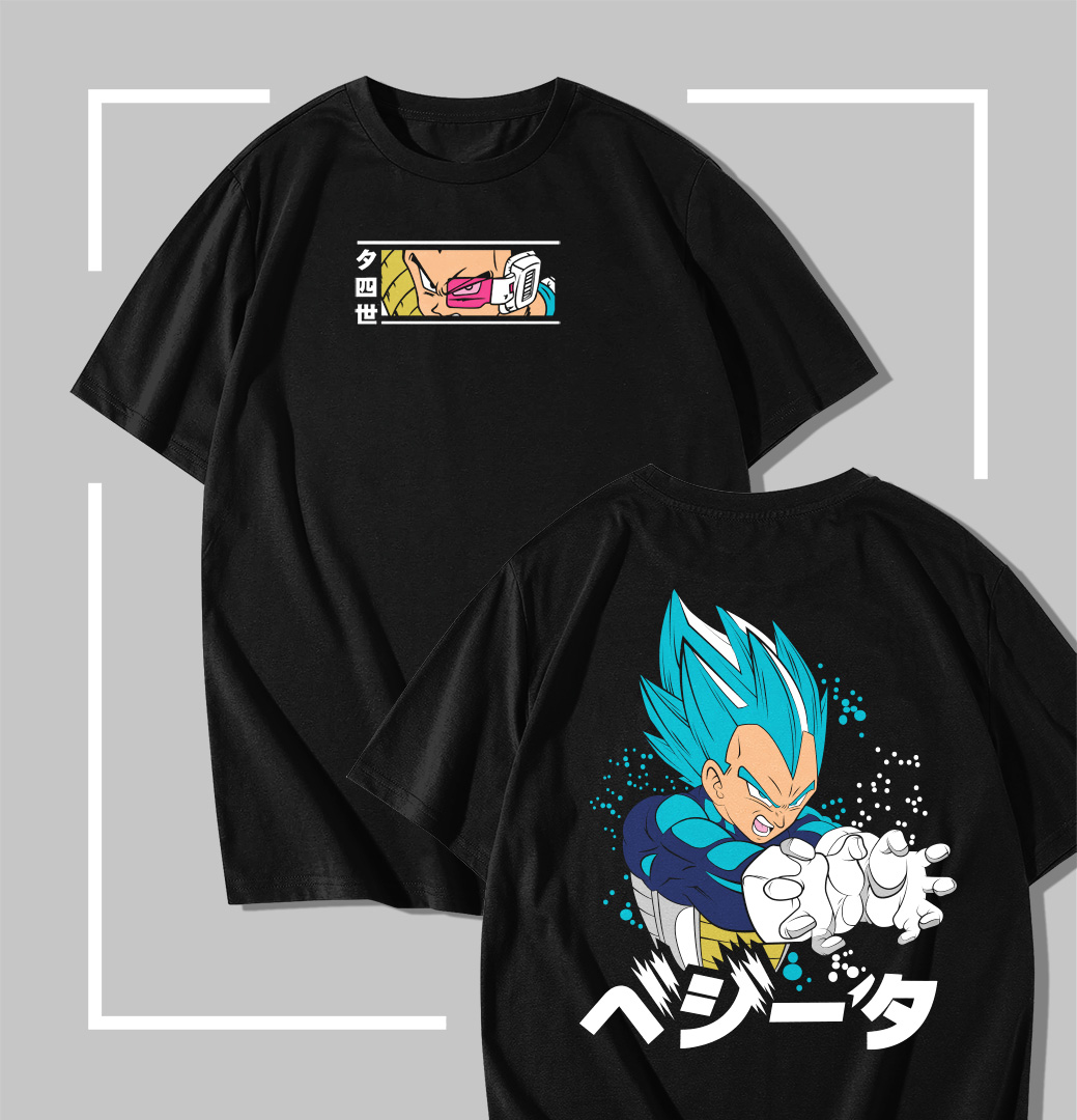 SSJ Blue Galick Gun T-shirt Noir Dragon ball SSJ Blue Galick Gun