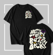 T-shirt noir Not Okay But It's Okay