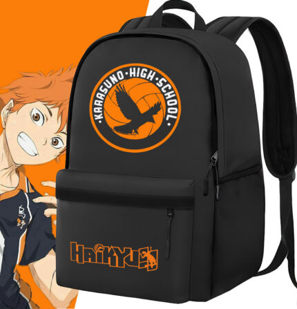 Sac à dos noir Haikyu Karasuno