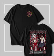 T-shirt noir Demon Slayer Bloodline of Moons