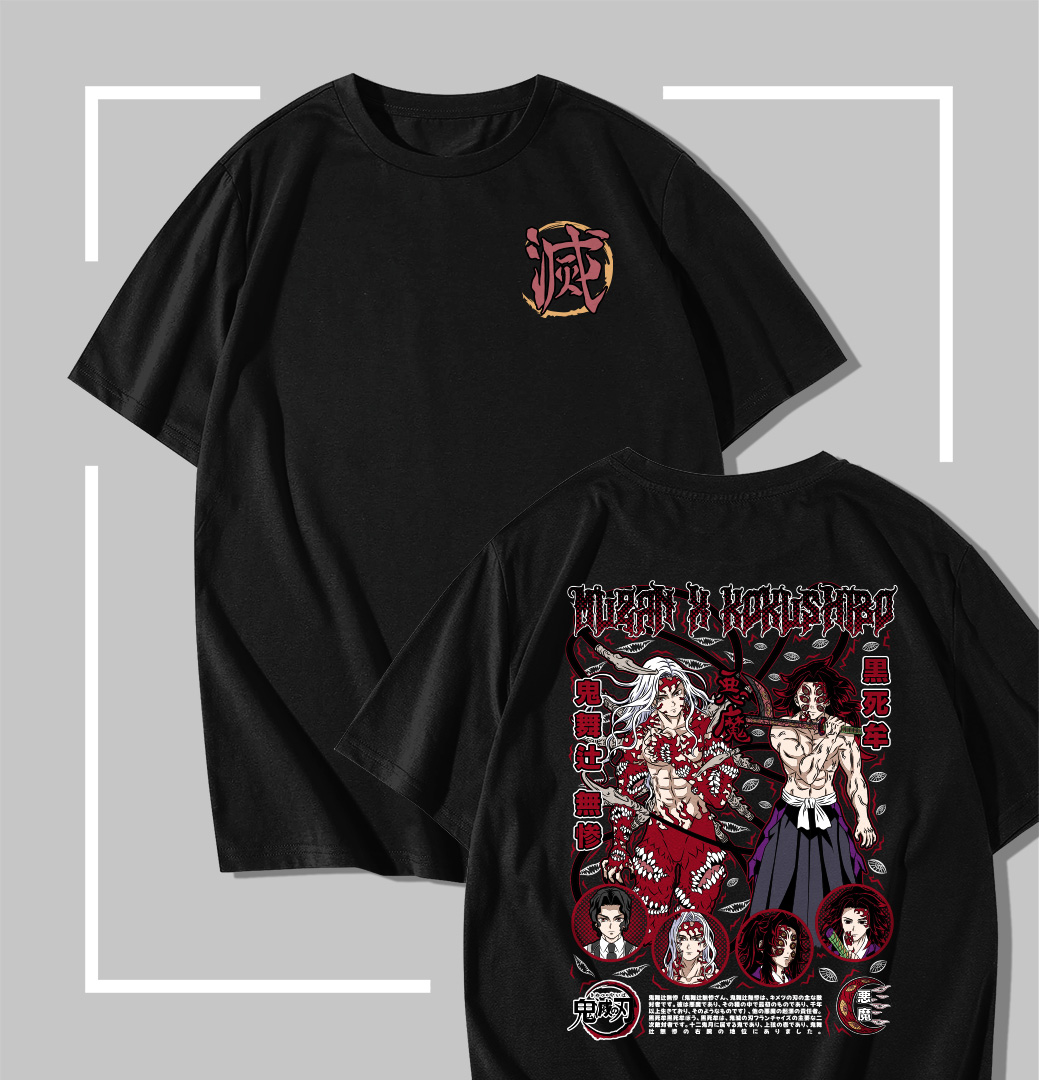 Bloodline of Moons T-shirt noir Demon Slayer Bloodline of Moons