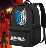 Sac à dos noir AOT Emblem Blue