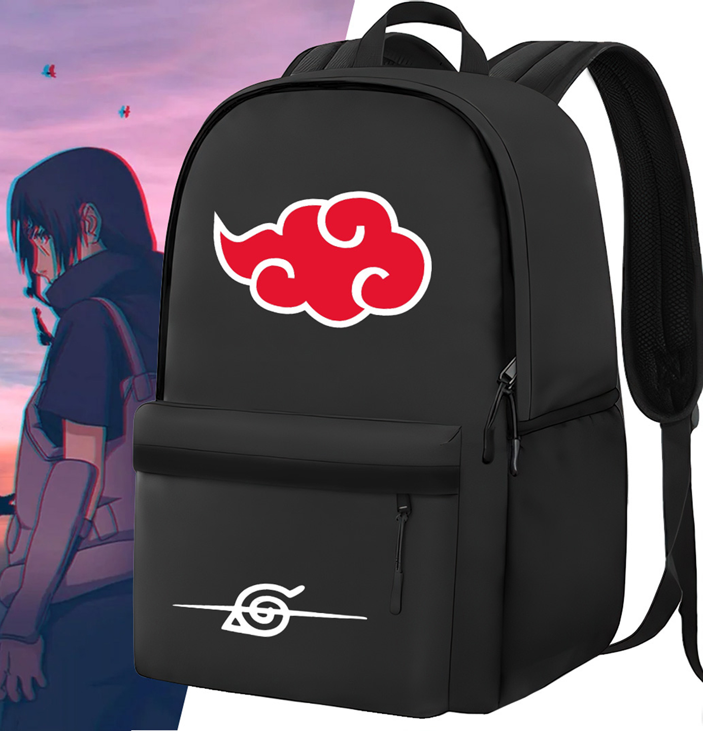 Sac à Dos Itachi Uchiha Anbu Sac à dos noir Naruto