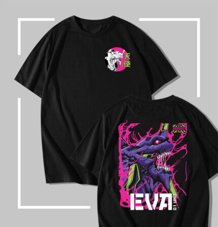 T-shirt Noir Evangelion EVA-01 Berserk Awakening