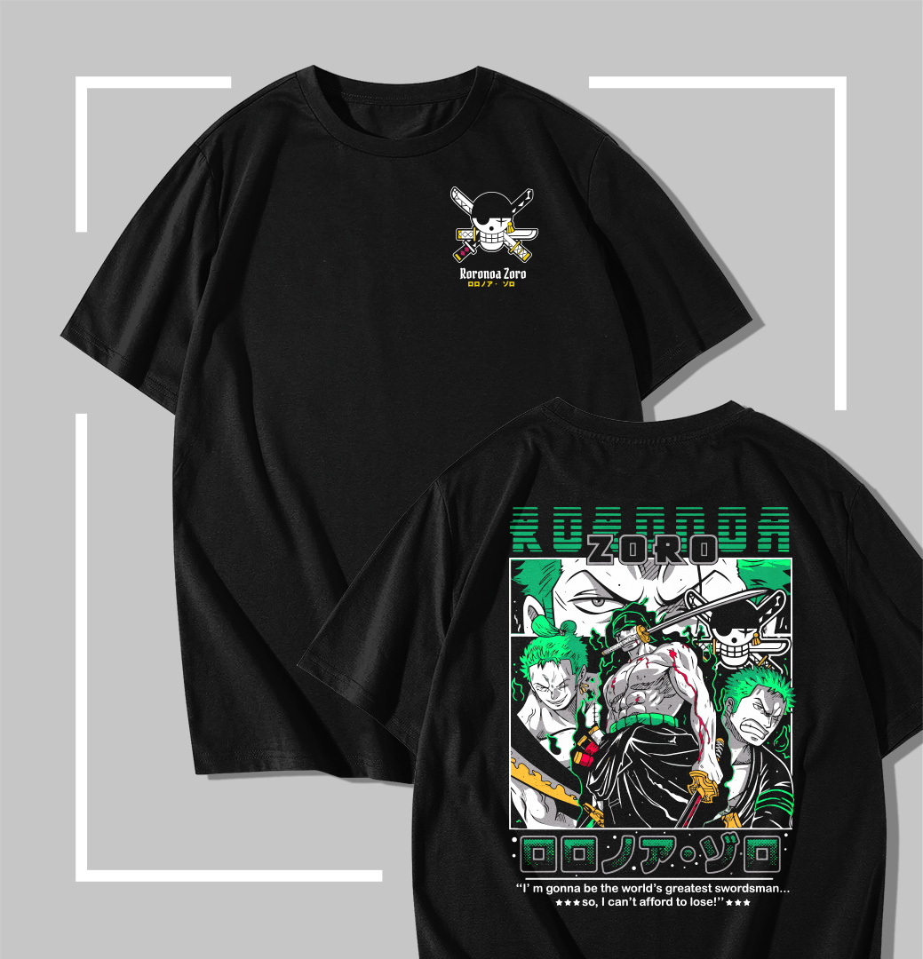 Zoro – Greatest Swordsman t-shirt noir One Piece Zoro – Greatest Swordsman