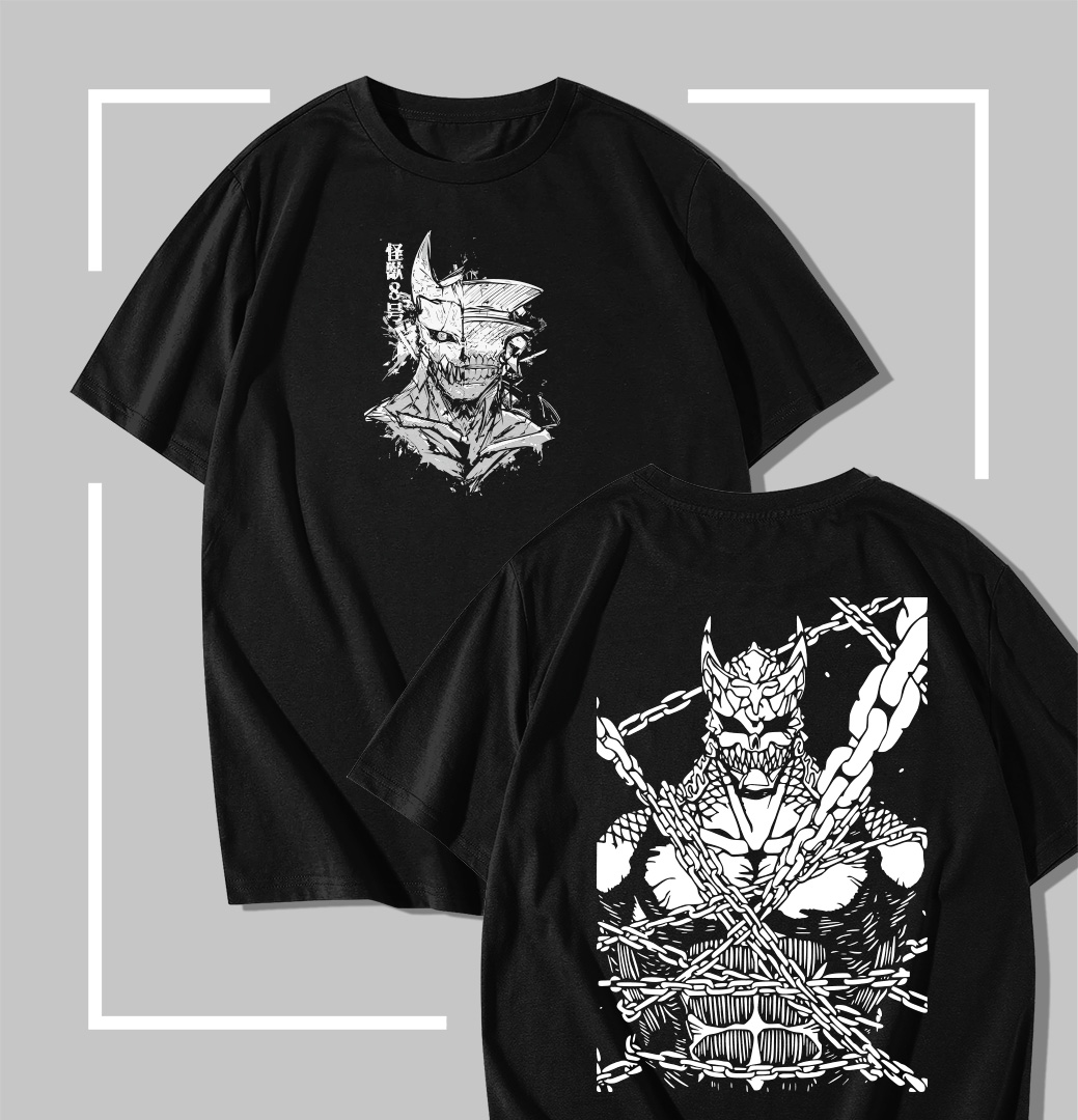 Kaiju No. 8 Chained Berserk T-shirt noir Kaiju No. 8 Kaiju No. 8 Chained Berserk