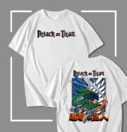 T-shirt Blanc Attack on Titan Levi Ackerman