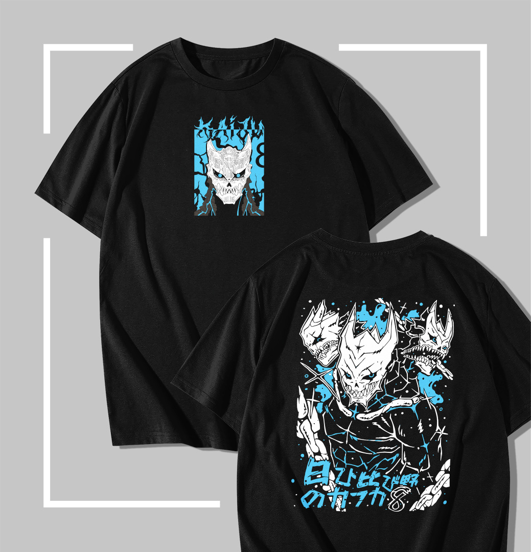 Lightning Splatter Burst T-shirt noir Kaiju No. 8 Lightning Splatter Burst