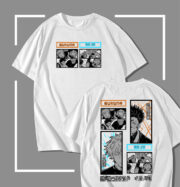 T-shirt blanc jujutsu kaisen Gojo vs Sukuna