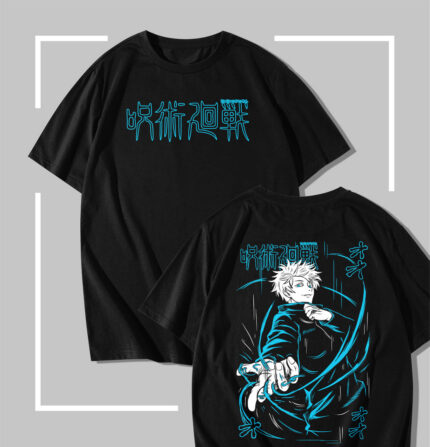 T-shirt noir jujutsu kaisen Gojo Limitless Void