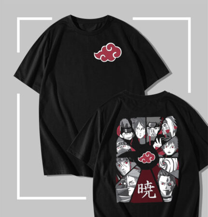 T-shirt noir Akatsuki Complete Syndicate