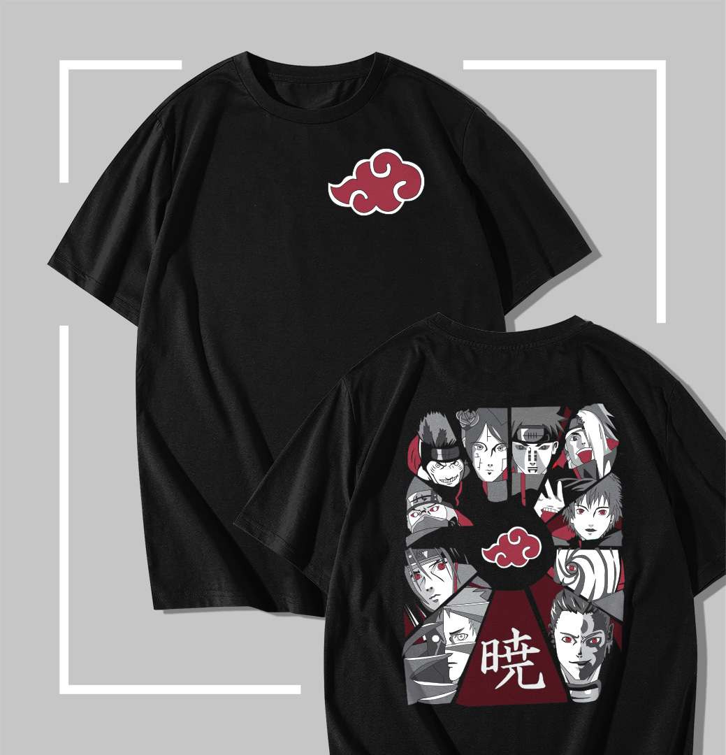 Akatsuki Complete Syndicate T-shirt noir Akatsuki Complete Syndicate