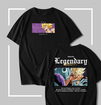 T-shirt Noir Dragon ball Legendary Super Saiyan