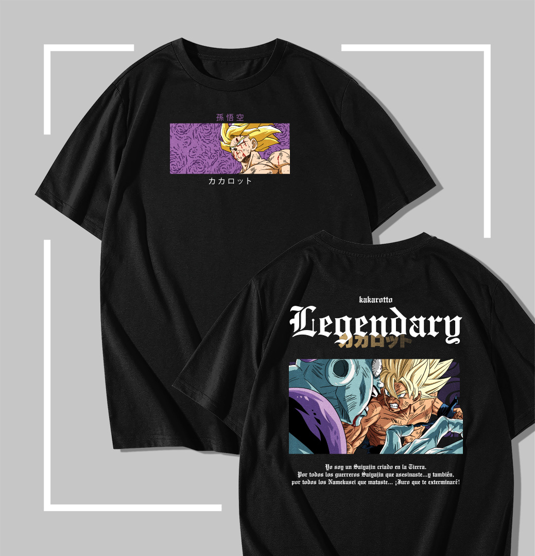 Legendary Super Saiyan T-shirt Noir Dragon ball Legendary Super Saiyan