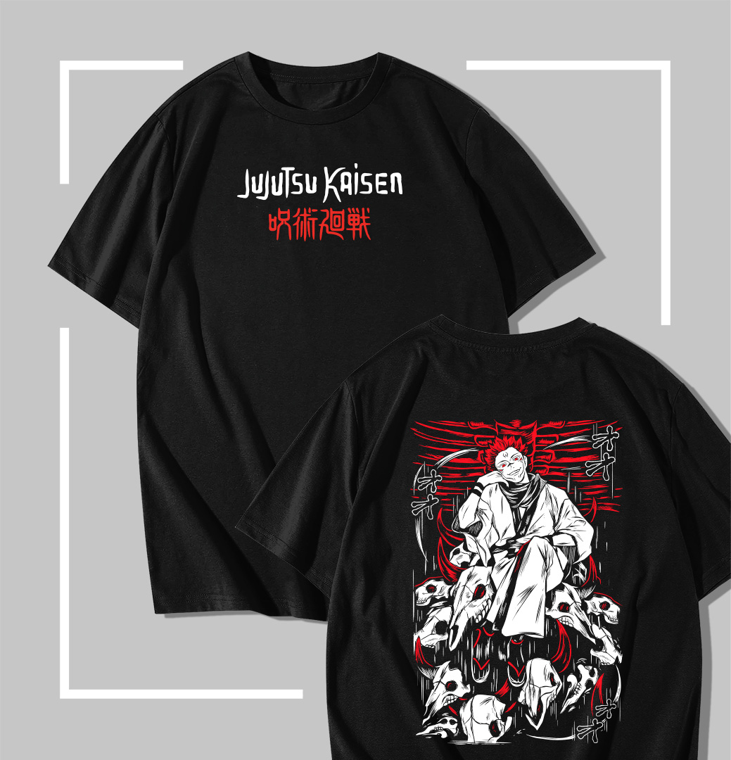 Throne of Skulls T-shirt noir jujutsu kaisen Throne of Skulls