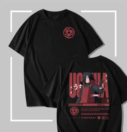 T-shirt Noir Madara Uchiha – Ghost of the Uchiha