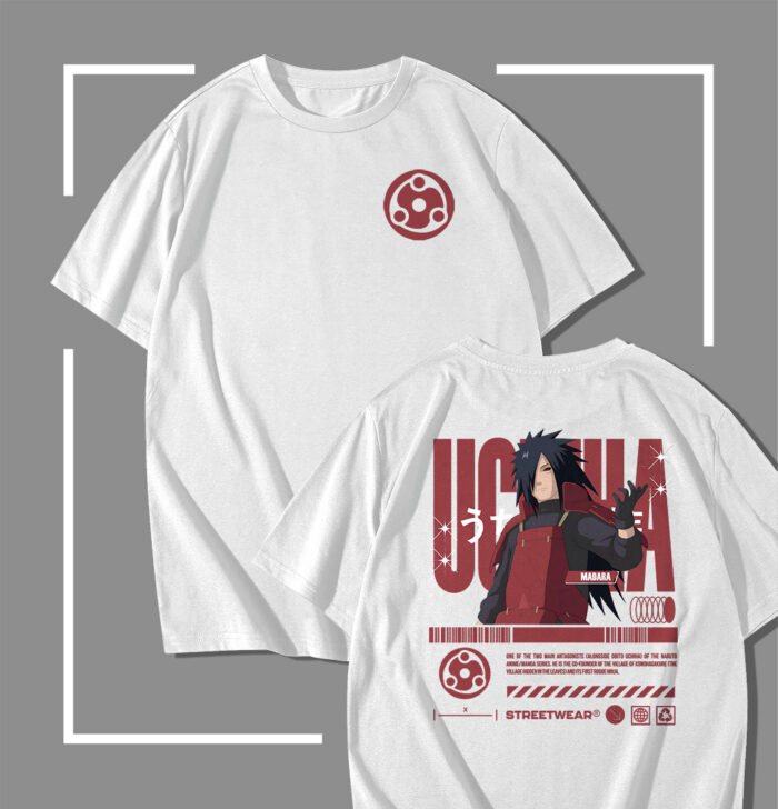 T-shirt blanc Madara Uchiha – Ghost of the Uchiha