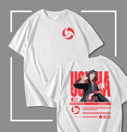 T-shirt blanc Itachi Uchiha – Clan Heritage