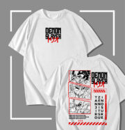 T-shirt blanc Demon Slayer Trio Squad