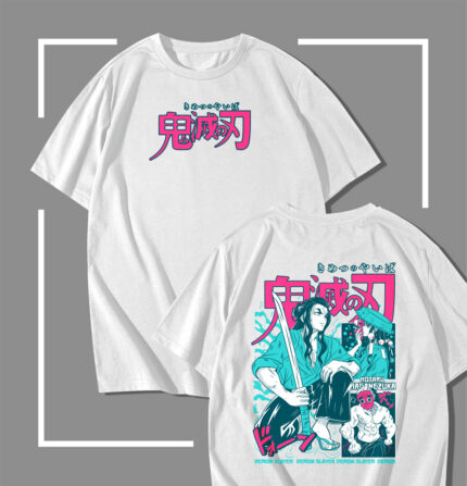 T-shirt blanc Demon Slayer Hotaru Haganezuka Master Blacksmith