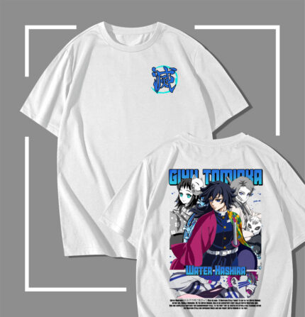 T-shirt blanc Demon Slayer Water Legacy