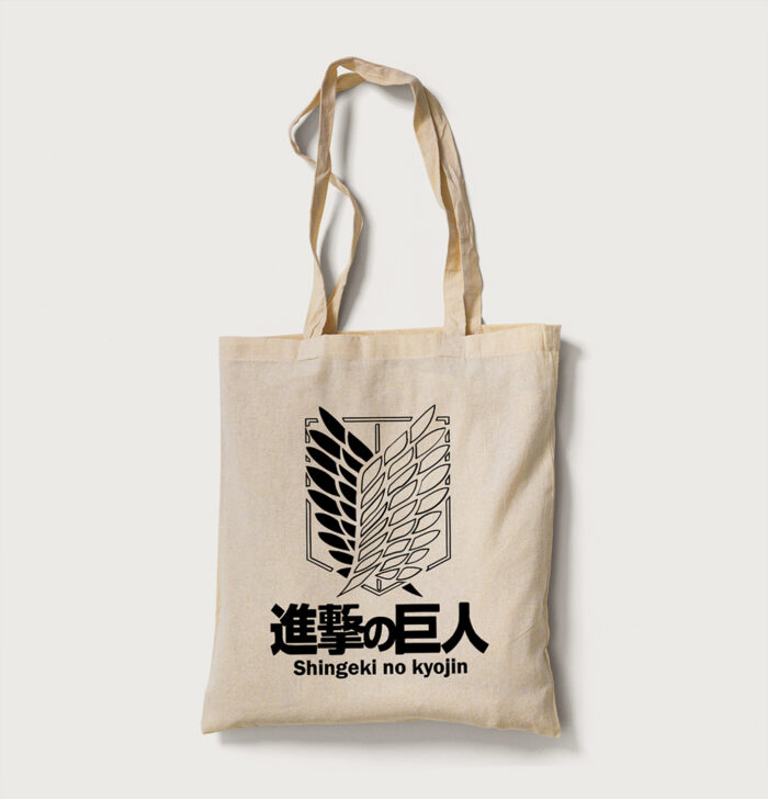 Tote-bag Attack on Titan beige Wings Of Freedom