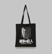 Tote-bag Attack on Titan Noir Wings Of Freedom