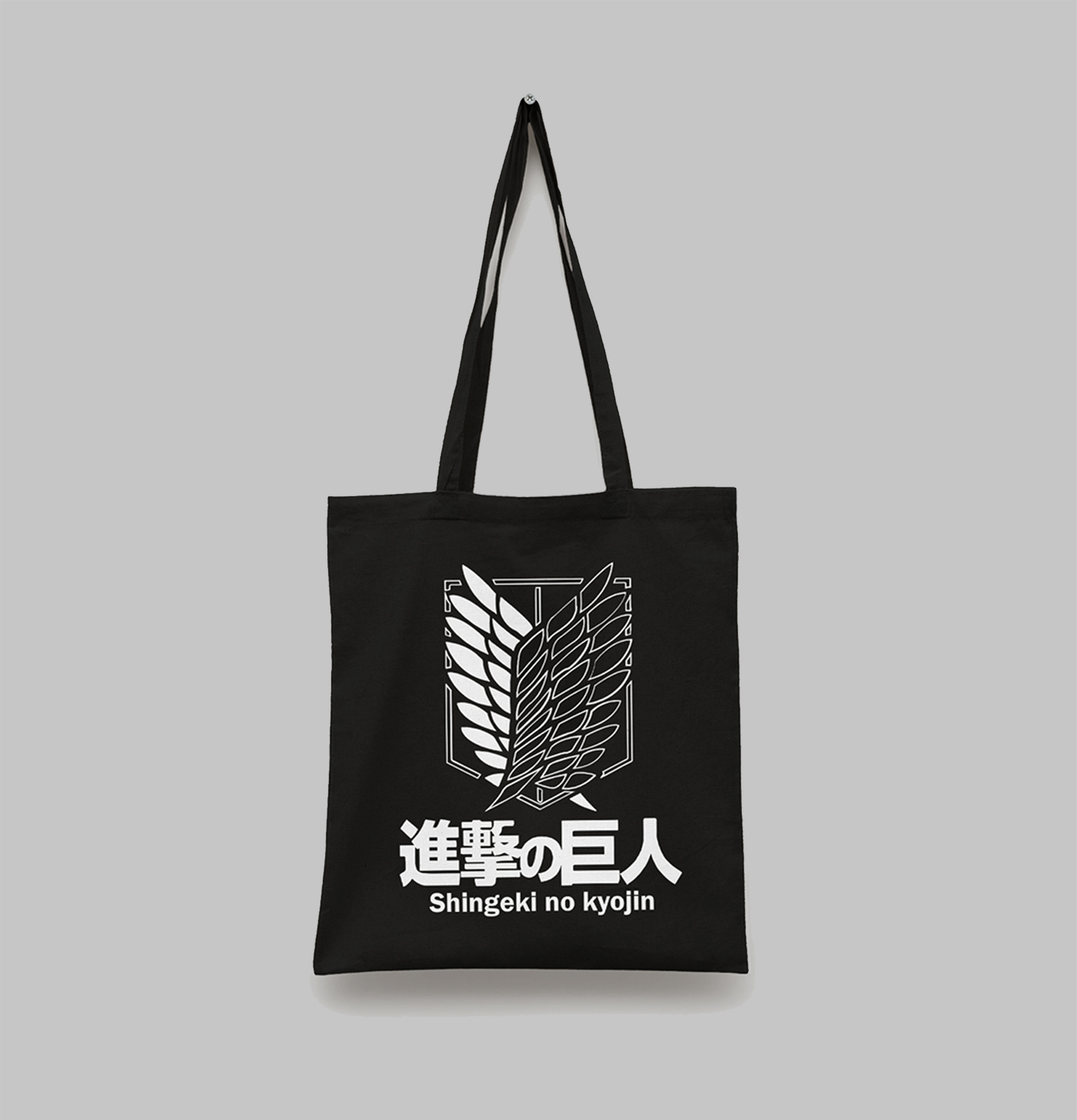 Tote-bag Attack on Titan Wings Of Freedom Tote-bag Attack on Titan Noir Wings Of Freedom