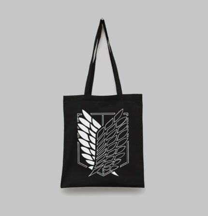 Tote-bag Attack on Titan Noir AOT Emblem