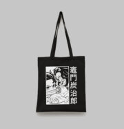 Tote Bag Demon Slayer Noir Nizuko & tanjiro