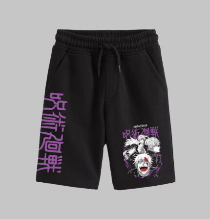 Short noir Gojo Satoru Purple