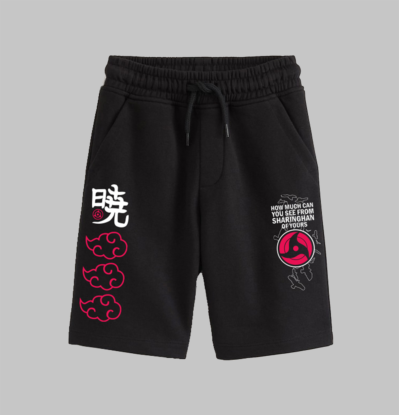 Short Sharingan Vision Short noir Sharingan Vision