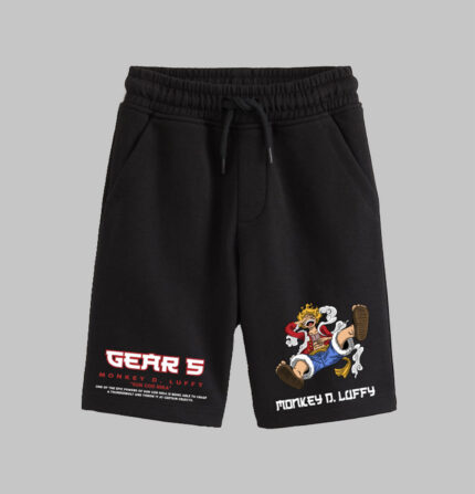 Short noir Luffy Gear 5