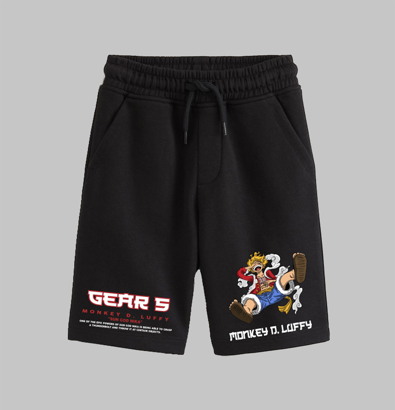 Short Luffy Gear 5 Short noir Luffy Gear 5